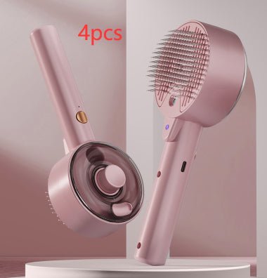 Animal Hair Remover Brush Dog And Cat Steam Brush Pet Self Cleaning Dog Brush Grooming Removes Cat Hairs Cat Dog Accessories Pet Products - Oopsdadforgot.com