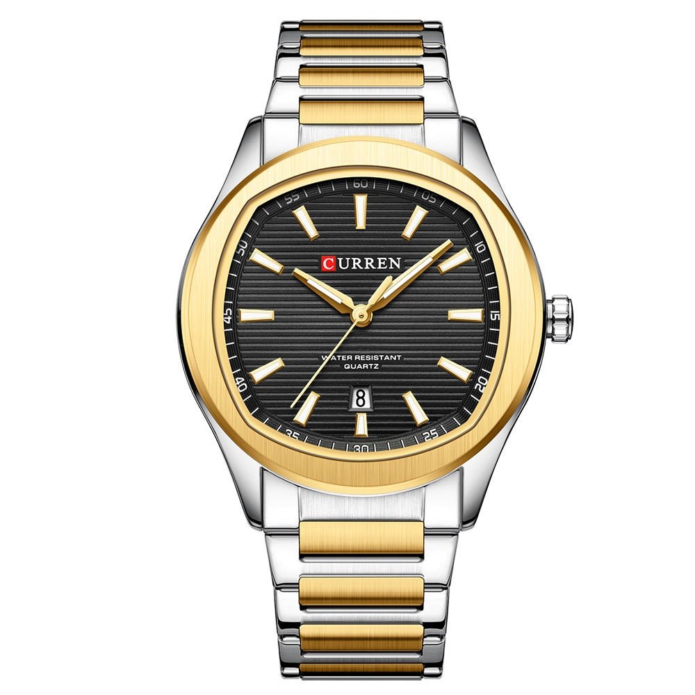 Mens Simple Waterproof Calendar Quartz Watch - Oopsdadforgot.com