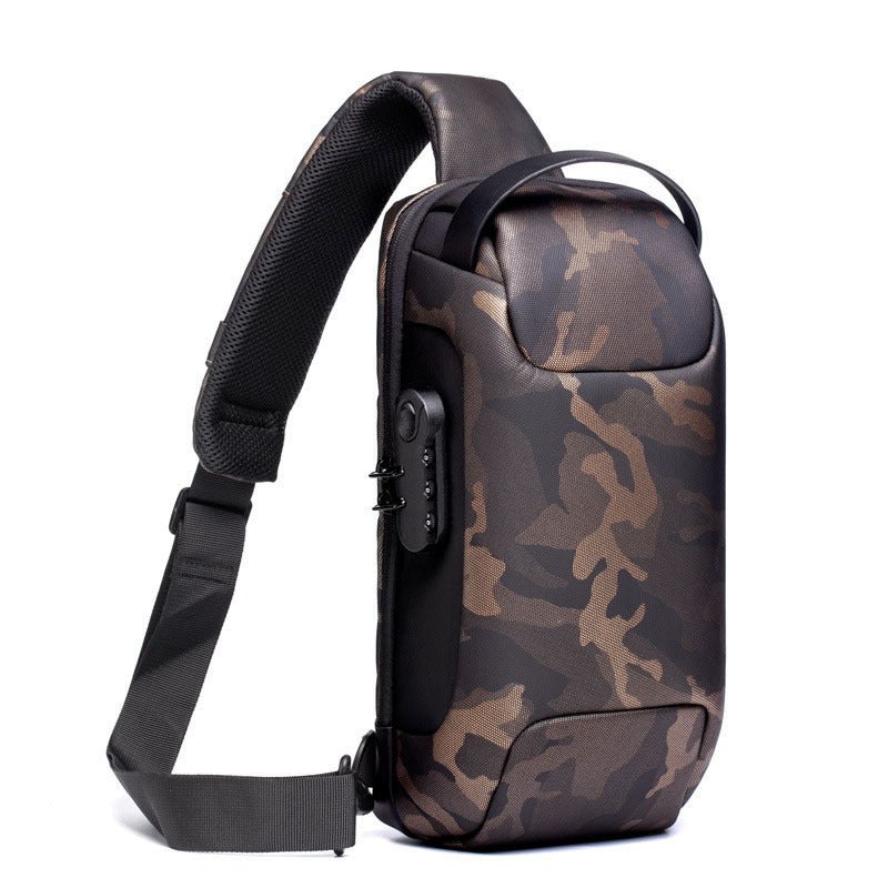 Sling Bag, Waterproof Men's Chest Bag Shoulder Bags Crossbody Sling Backpack For Men - Oopsdadforgot.com
