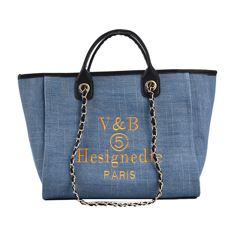 Women's Bag New European And American Bags Big Bag Shoulder Bag Large Capacity Chain Handbag Ins Messenger Bag - Oopsdadforgot.com