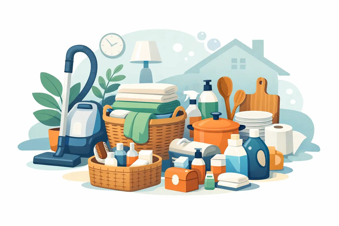 Must Have Household Essentials List for Busy Homes - Oopsdadforgot.com