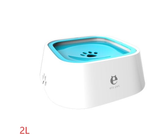 1.5L Cat Dog Water Bowl Carried Floating Bowl Anti - Overflow Slow Water Feeder Dispenser Pet Fountain ABS&PP Dog Supplies - Oopsdadforgot.com