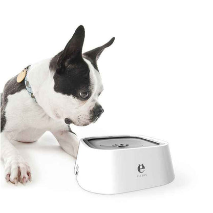 1.5L Cat Dog Water Bowl Carried Floating Bowl Anti - Overflow Slow Water Feeder Dispenser Pet Fountain ABS&PP Dog Supplies - Oopsdadforgot.com