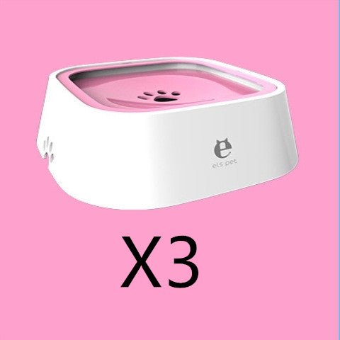 1.5L Cat Dog Water Bowl Carried Floating Bowl Anti - Overflow Slow Water Feeder Dispenser Pet Fountain ABS&PP Dog Supplies - Oopsdadforgot.com