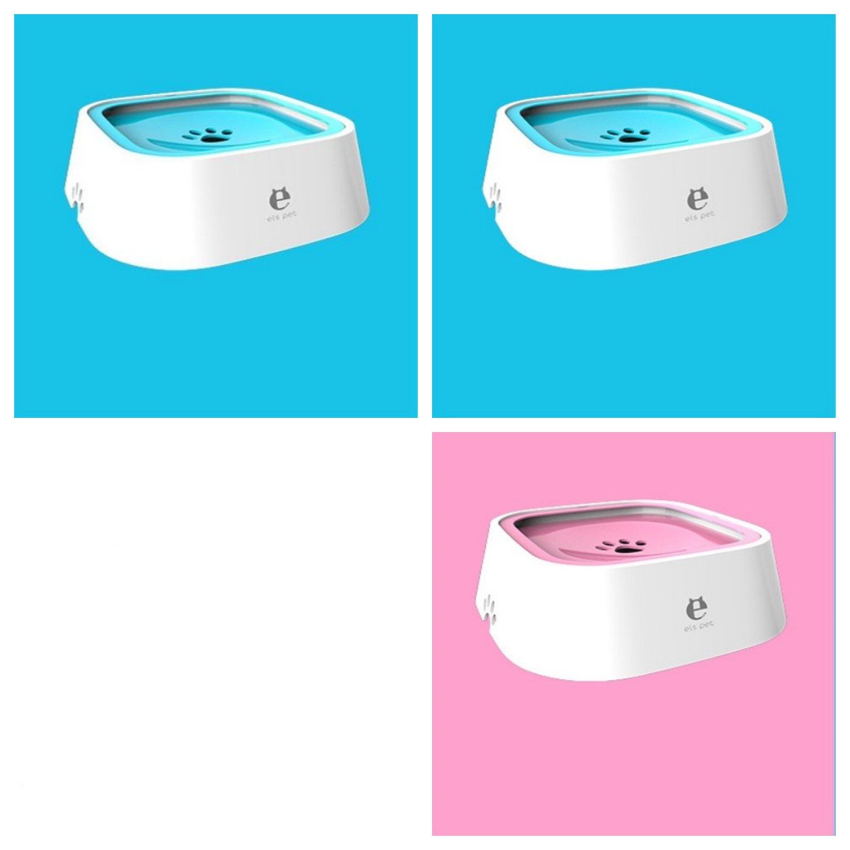 1.5L Cat Dog Water Bowl Carried Floating Bowl Anti - Overflow Slow Water Feeder Dispenser Pet Fountain ABS&PP Dog Supplies - Oopsdadforgot.com