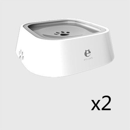 1.5L Cat Dog Water Bowl Carried Floating Bowl Anti - Overflow Slow Water Feeder Dispenser Pet Fountain ABS&PP Dog Supplies - Oopsdadforgot.com