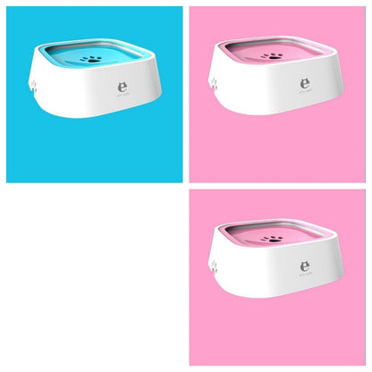 1.5L Cat Dog Water Bowl Carried Floating Bowl Anti - Overflow Slow Water Feeder Dispenser Pet Fountain ABS&PP Dog Supplies - Oopsdadforgot.com