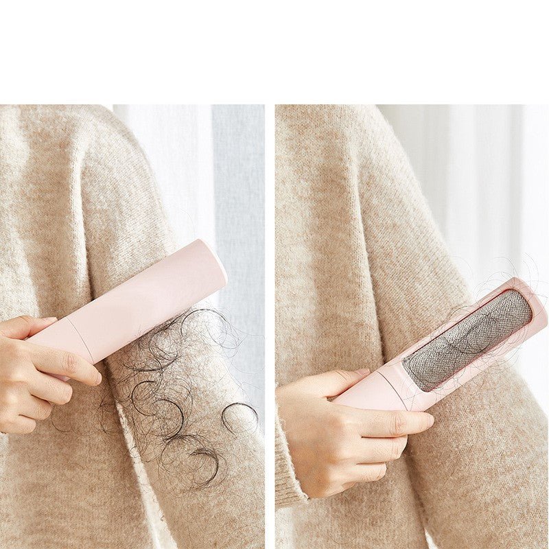 2 - 1 Reusable Pet Hair Remover Brush Lint Roller Portable Effective Self Cleaning Tool for Cat Dog Fur Hair Dust Removal Brush - Oopsdadforgot.com