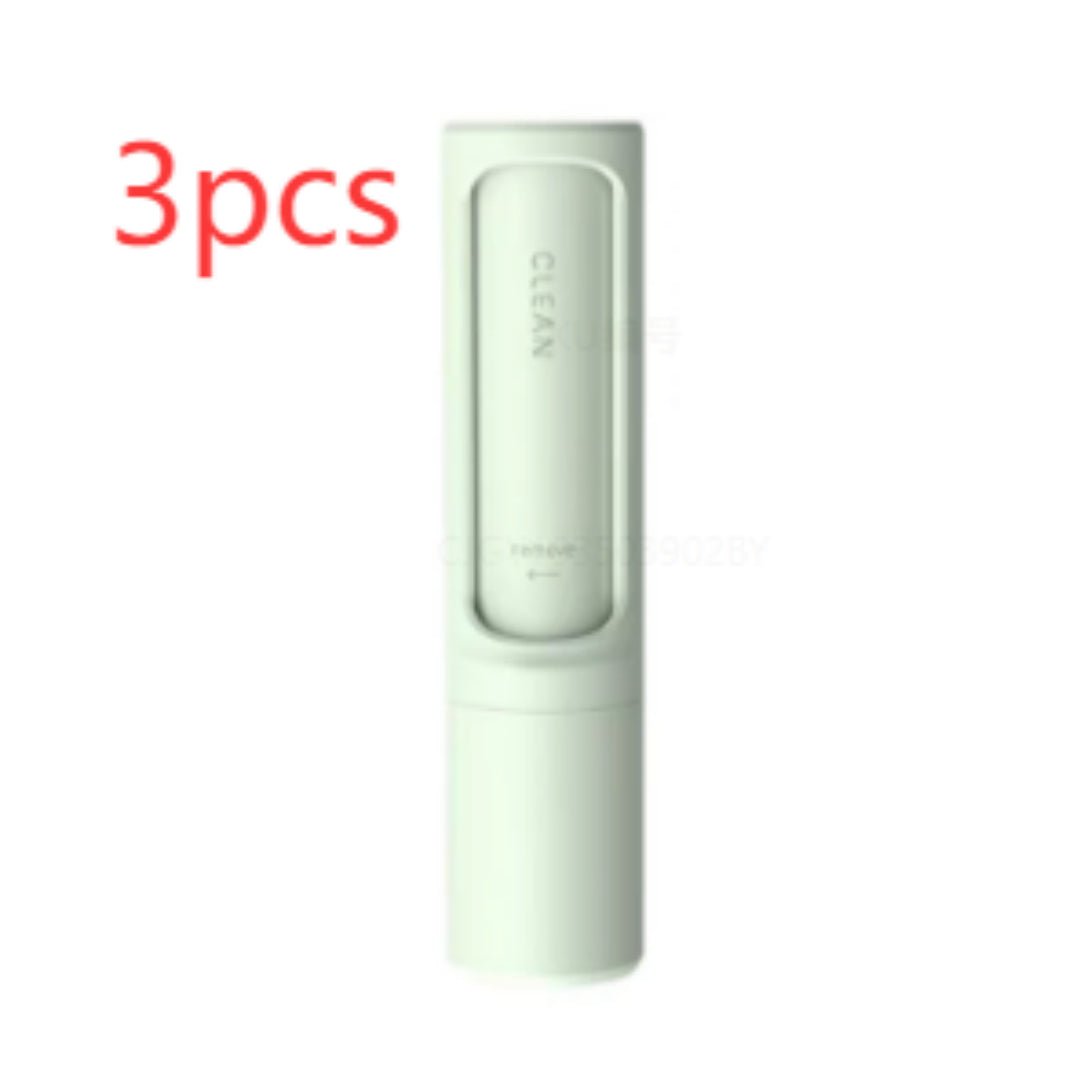 2 - 1 Reusable Pet Hair Remover Brush Lint Roller Portable Effective Self Cleaning Tool for Cat Dog Fur Hair Dust Removal Brush - Oopsdadforgot.com