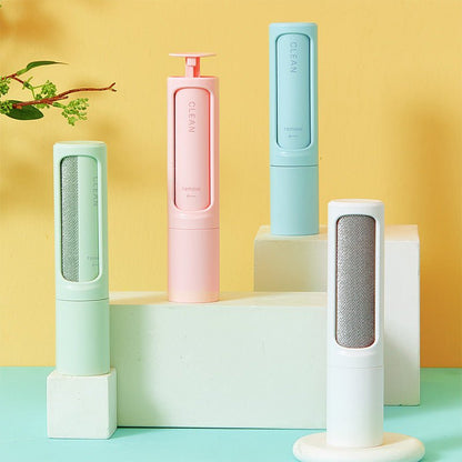 2 - 1 Reusable Pet Hair Remover Brush Lint Roller Portable Effective Self Cleaning Tool for Cat Dog Fur Hair Dust Removal Brush - Oopsdadforgot.com