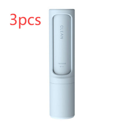 2 - 1 Reusable Pet Hair Remover Brush Lint Roller Portable Effective Self Cleaning Tool for Cat Dog Fur Hair Dust Removal Brush - Oopsdadforgot.com