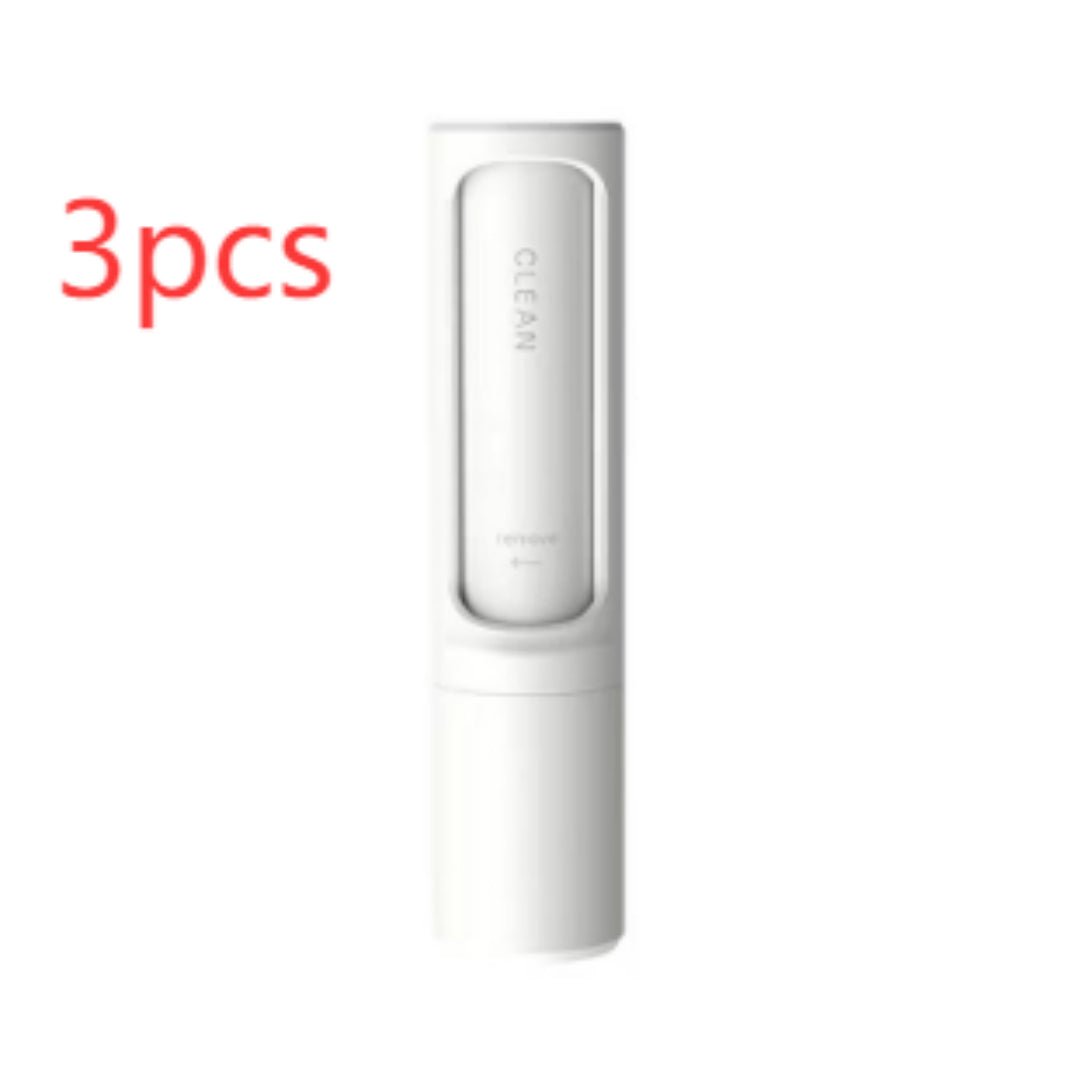2 - 1 Reusable Pet Hair Remover Brush Lint Roller Portable Effective Self Cleaning Tool for Cat Dog Fur Hair Dust Removal Brush - Oopsdadforgot.com