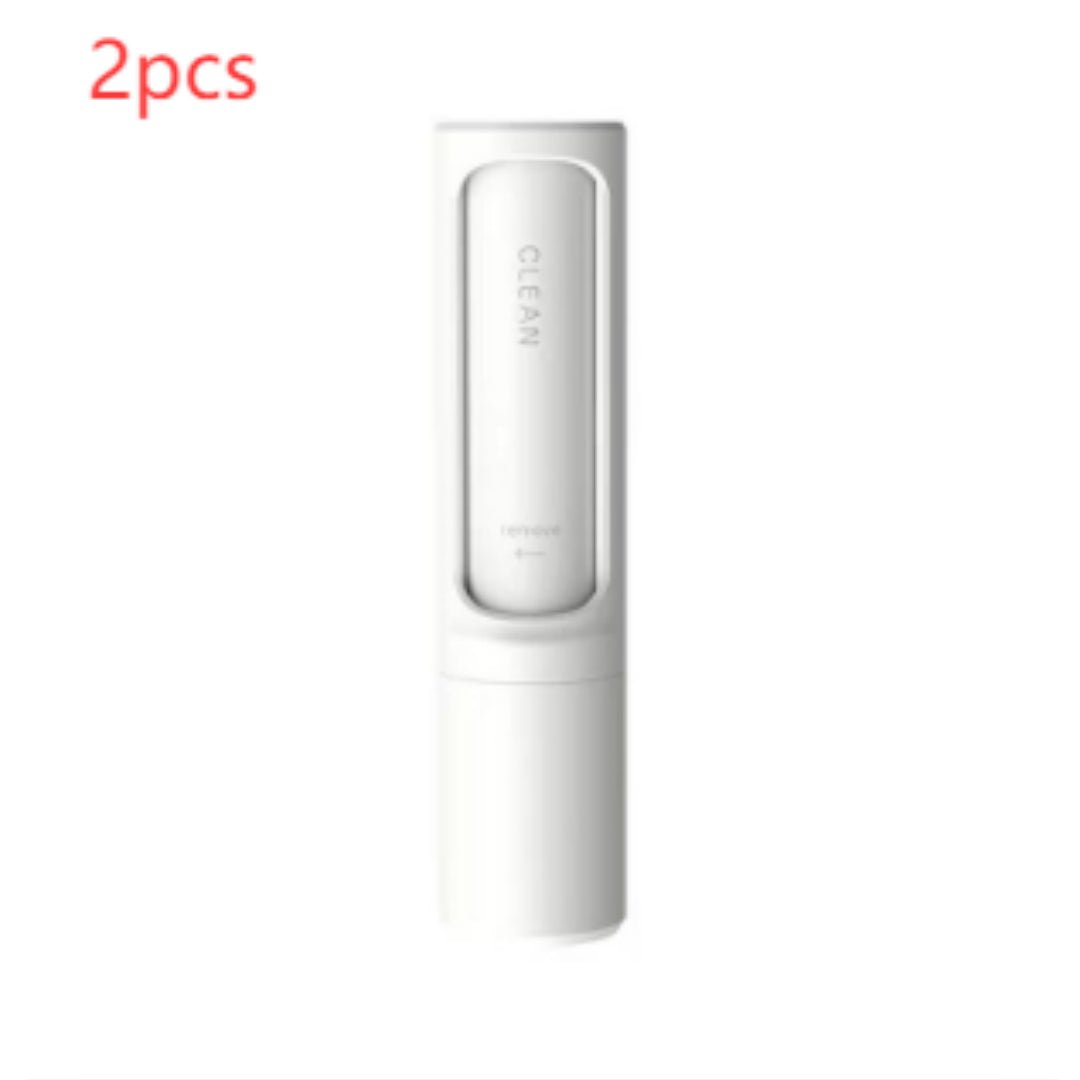 2 - 1 Reusable Pet Hair Remover Brush Lint Roller Portable Effective Self Cleaning Tool for Cat Dog Fur Hair Dust Removal Brush - Oopsdadforgot.com