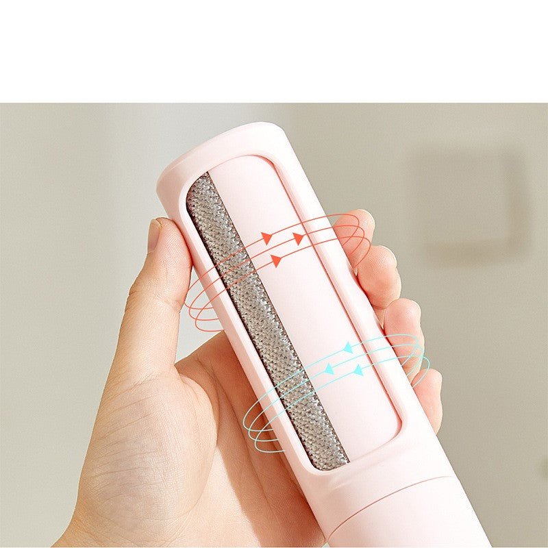 2 - 1 Reusable Pet Hair Remover Brush Lint Roller Portable Effective Self Cleaning Tool for Cat Dog Fur Hair Dust Removal Brush - Oopsdadforgot.com