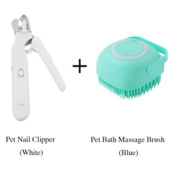 2 In 1 Pet Nail Clippers With Led Light Dog Cat Special Blood Line Scissors Multifunction Animals Paw Nail Trimmer Pet Supplies - Oopsdadforgot.com