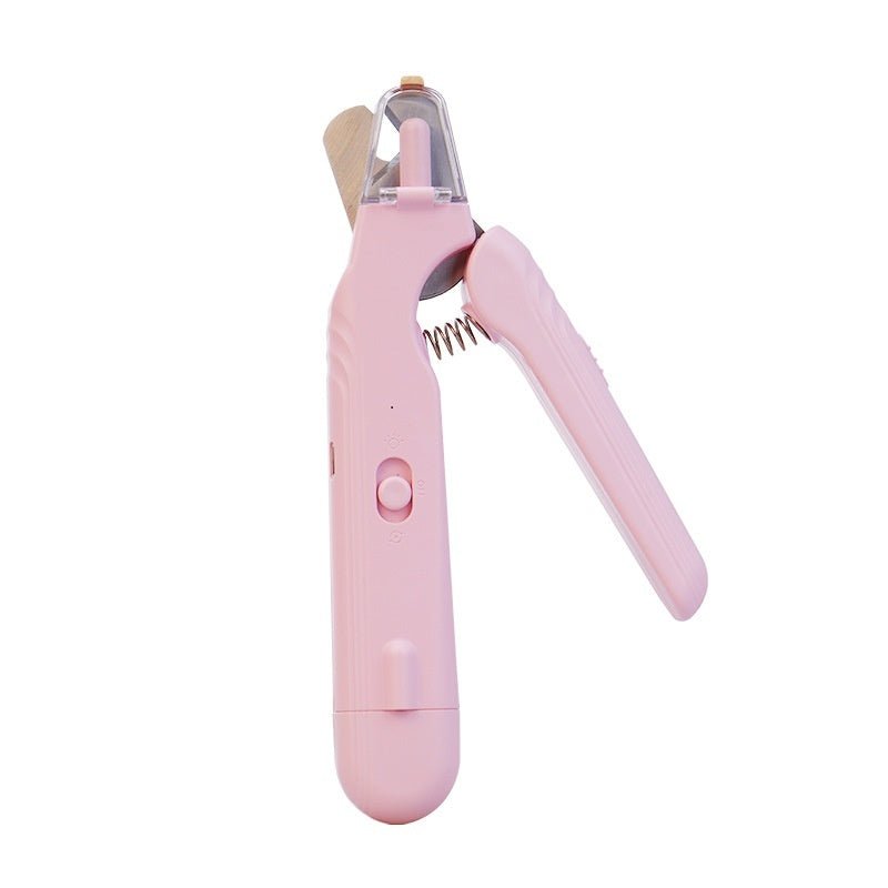2 In 1 Pet Nail Clippers With Led Light Dog Cat Special Blood Line Scissors Multifunction Animals Paw Nail Trimmer Pet Supplies - Oopsdadforgot.com