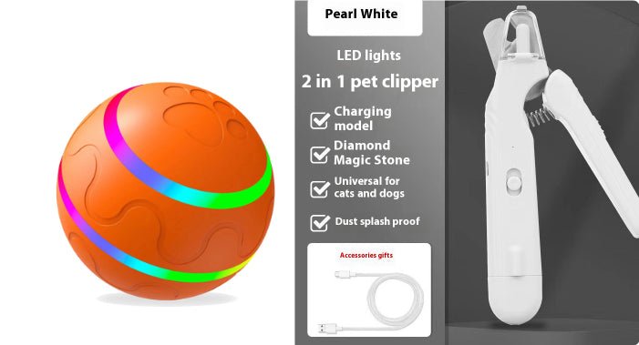 2 In 1 Pet Nail Clippers With Led Light Dog Cat Special Blood Line Scissors Multifunction Animals Paw Nail Trimmer Pet Supplies - Oopsdadforgot.com