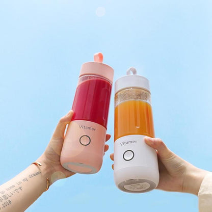 350ml Portable Blender Juicer Electric USB Rechargeable Mixer Smoothie Slushy Cup Juice Blender Bottle USB Charging Kitchen Gadgets - Oopsdadforgot.com