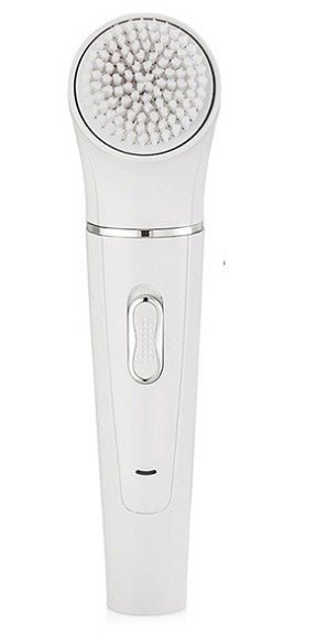 5 in 1 Multi - Functional Portable Face and body Skin Care Electric Massager Scrubber with Facial Latex Brush - Oopsdadforgot.com