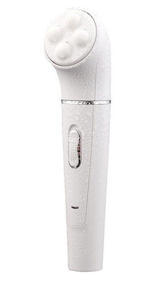 5 in 1 Multi - Functional Portable Face and body Skin Care Electric Massager Scrubber with Facial Latex Brush - Oopsdadforgot.com