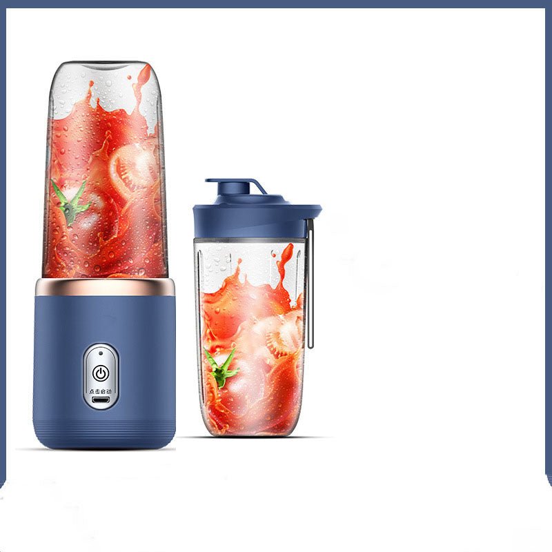 6blade Portable Blender Mini Juicer Cup Extractor Smoothie USB Charging Fruit Squeezer Blender Food Mixer Ice Crusher Portable Juicer Machine - Oopsdadforgot.com