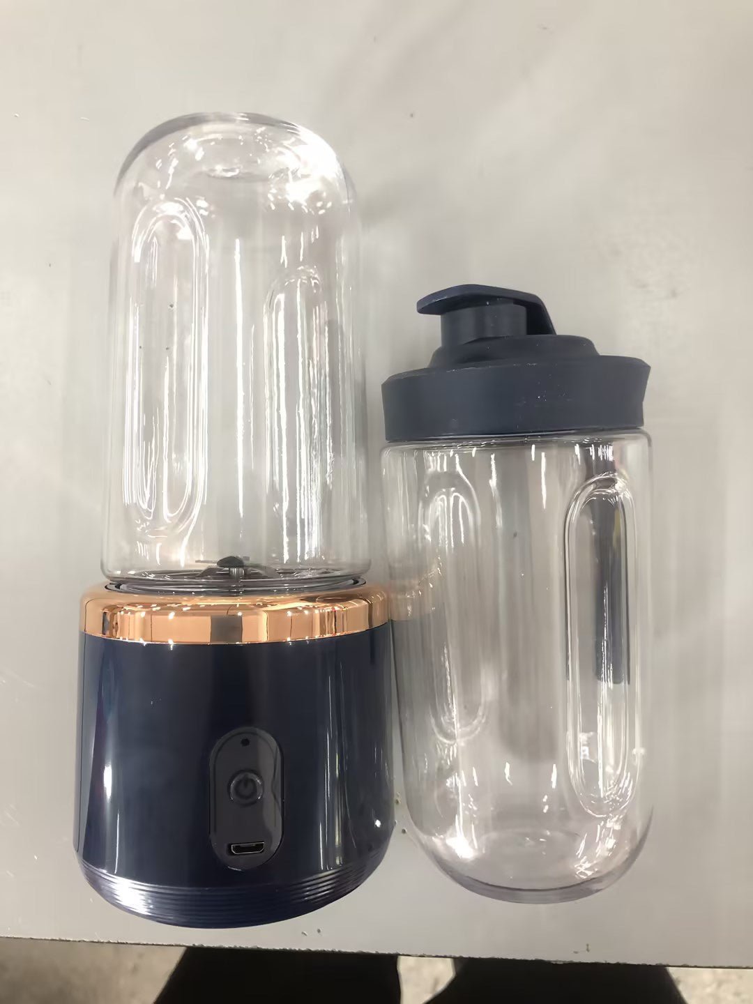 6blade Portable Blender Mini Juicer Cup Extractor Smoothie USB Charging Fruit Squeezer Blender Food Mixer Ice Crusher Portable Juicer Machine - Oopsdadforgot.com