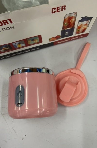 6blade Portable Blender Mini Juicer Cup Extractor Smoothie USB Charging Fruit Squeezer Blender Food Mixer Ice Crusher Portable Juicer Machine - Oopsdadforgot.com