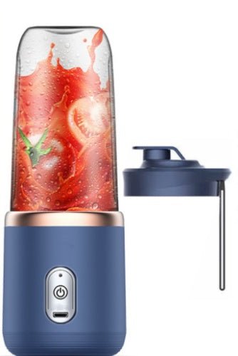 6blade Portable Blender Mini Juicer Cup Extractor Smoothie USB Charging Fruit Squeezer Blender Food Mixer Ice Crusher Portable Juicer Machine - Oopsdadforgot.com