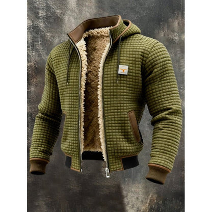 A Jacket That Flatters Your Mens Plaid Hoodie - Oopsdadforgot.com