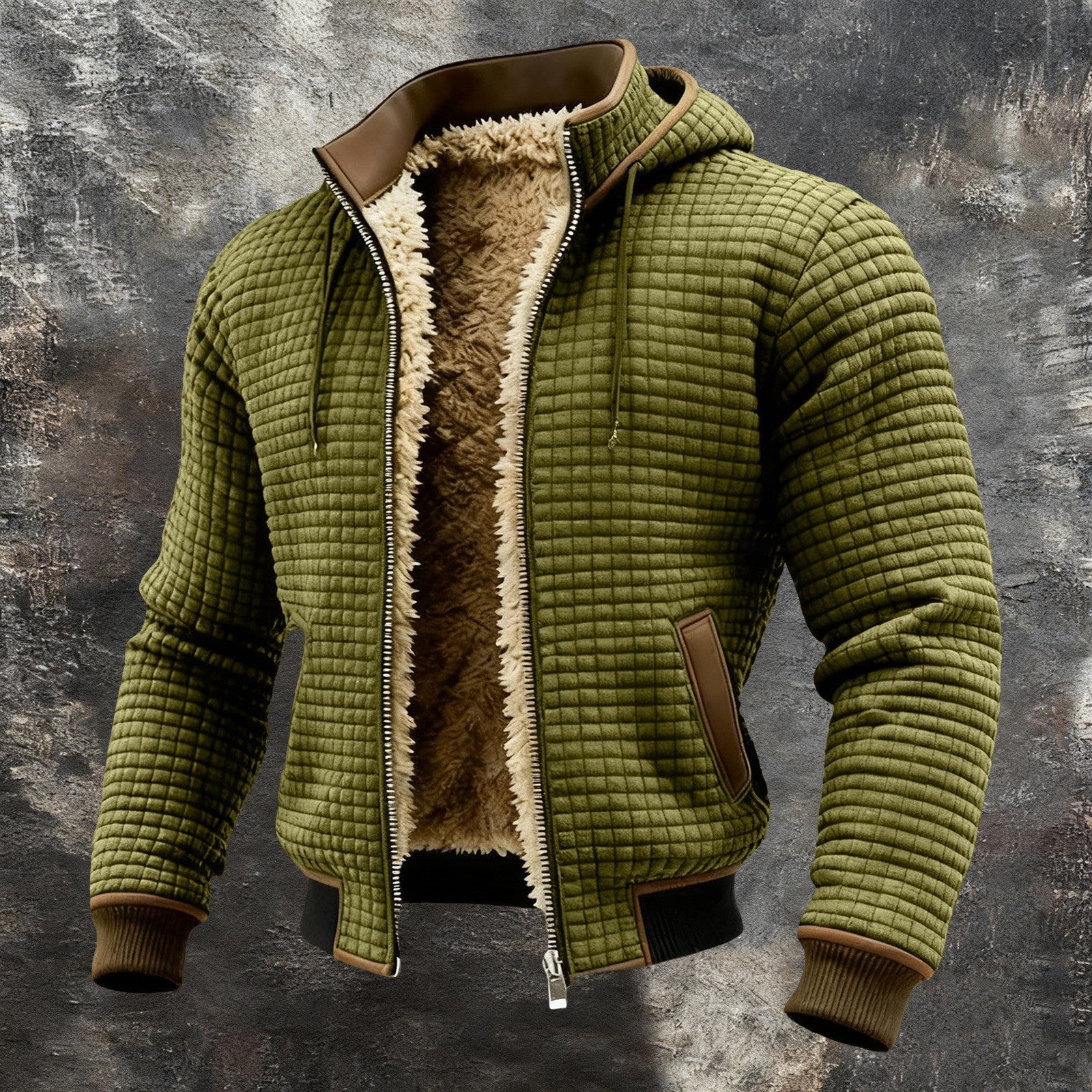 A Jacket That Flatters Your Mens Plaid Hoodie - Oopsdadforgot.com