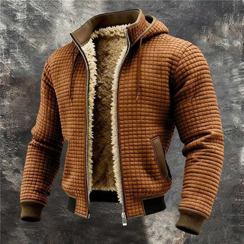 A Jacket That Flatters Your Mens Plaid Hoodie - Oopsdadforgot.com