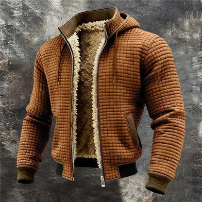 A Jacket That Flatters Your Mens Plaid Hoodie - Oopsdadforgot.com