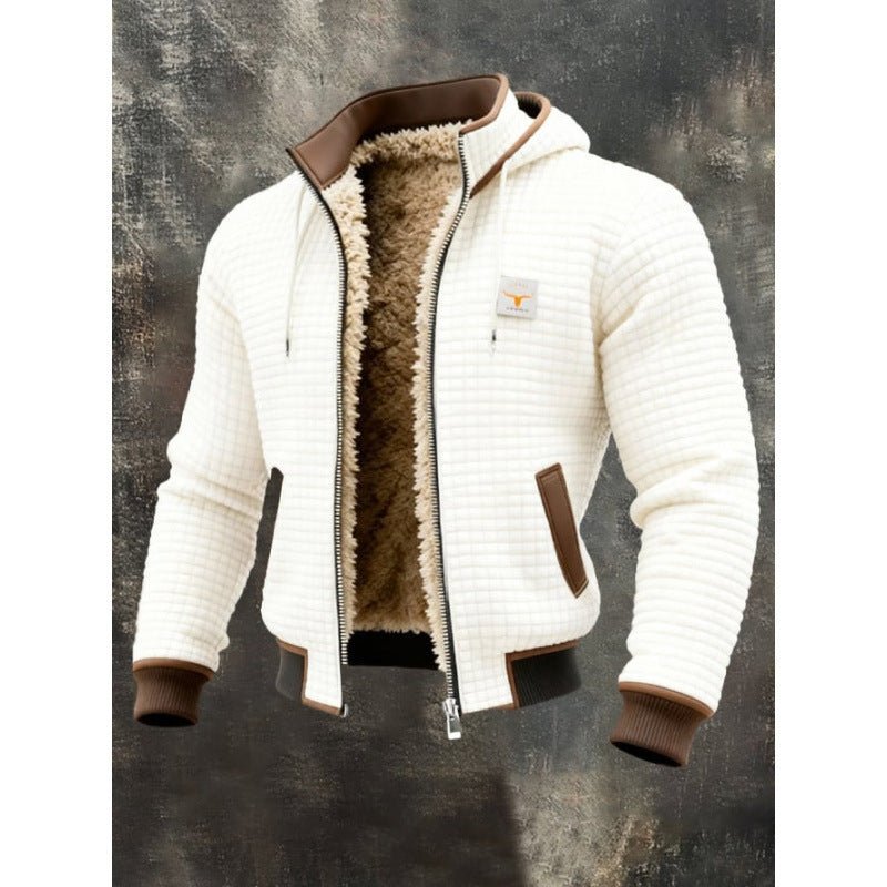 A Jacket That Flatters Your Mens Plaid Hoodie - Oopsdadforgot.com