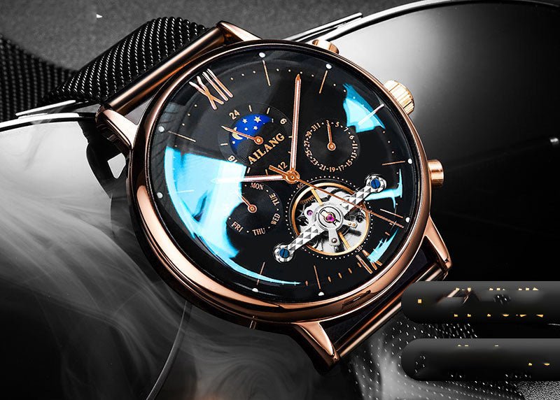 Ailang Multi Function Automatic Mechanical Watch Men''s Watch - Oopsdadforgot.com
