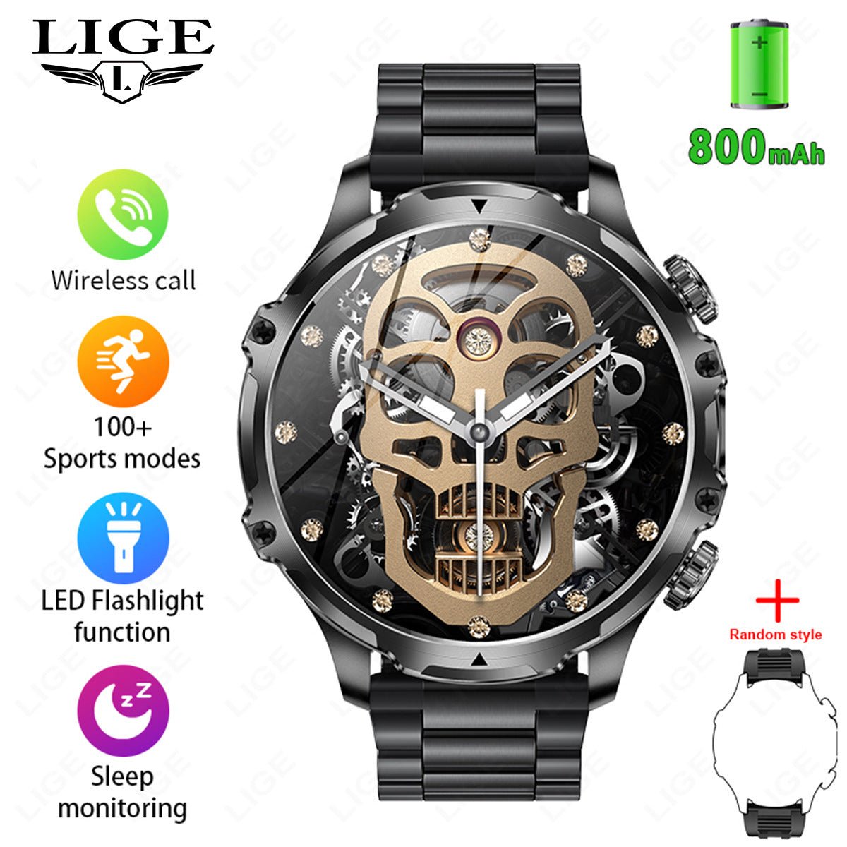 AK75 Smart Watch With Bluetooth Calling - Oopsdadforgot.com