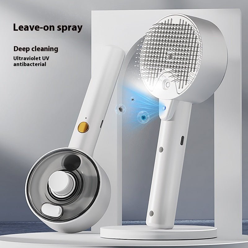 Animal Hair Remover Brush Dog And Cat Steam Brush Pet Self Cleaning Dog Brush Grooming Removes Cat Hairs Cat Dog Accessories Pet Products - Oopsdadforgot.com