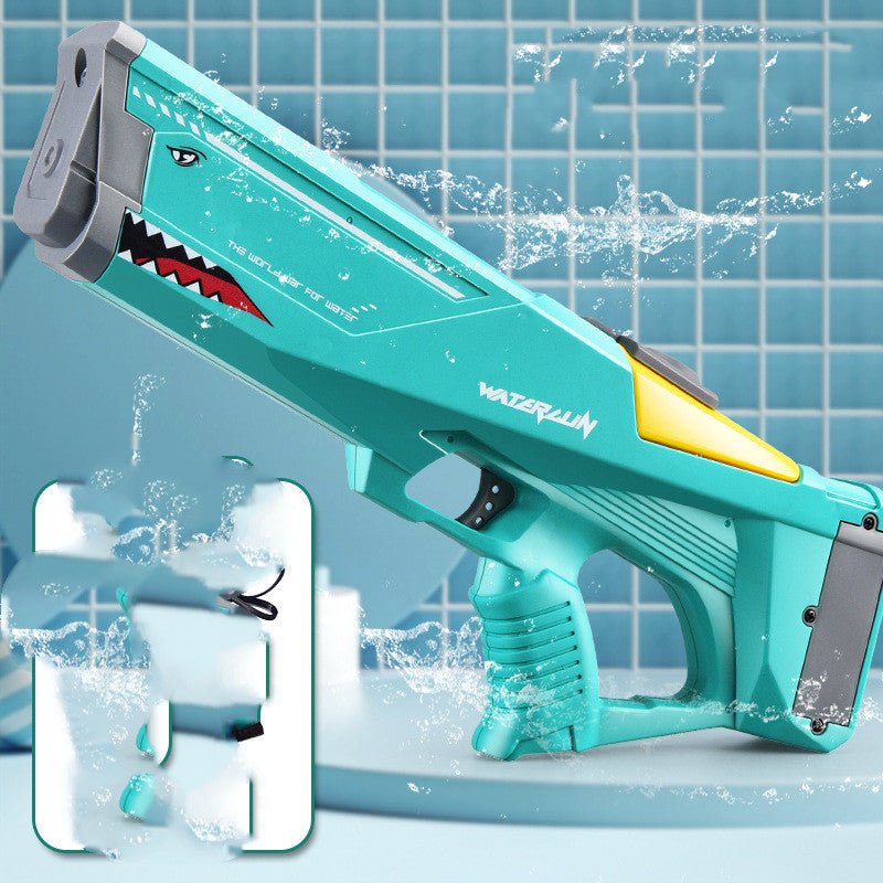 Automatic Electric Water Gun Toys Shark High Pressure Outdoor Summer Beach Toy Kids Water Fight Pool Party Water Toy - Oopsdadforgot.com