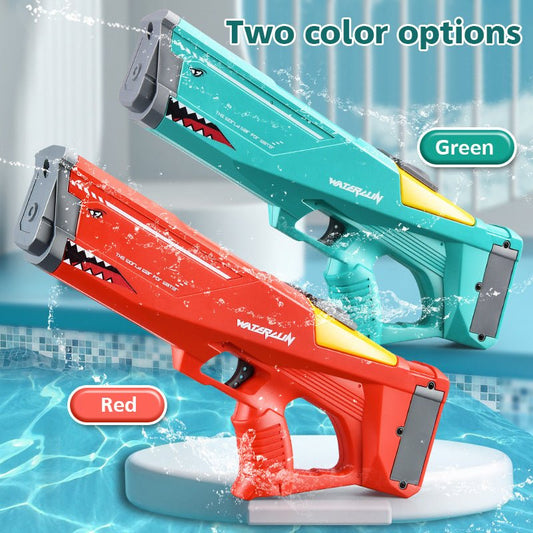 Automatic Electric Water Gun Toys Shark High Pressure Outdoor Summer Beach Toy Kids Water Fight Pool Party Water Toy - Oopsdadforgot.com