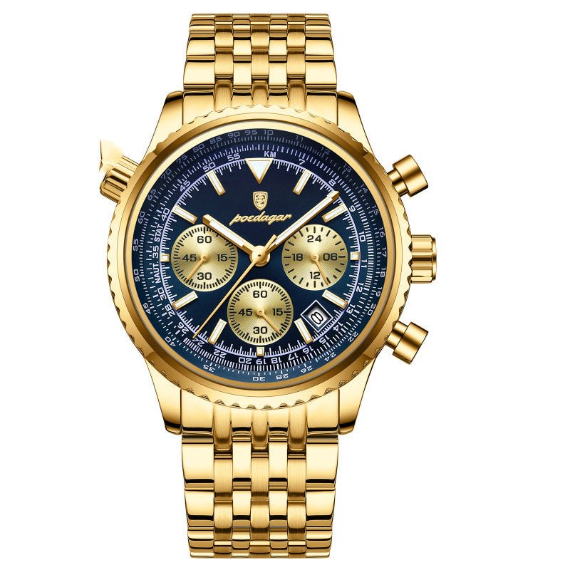 Automatic Mechanical Multi - function High - end Trendy Waterproof Watch Mens And Student Quartz Wristwatch - Oopsdadforgot.com
