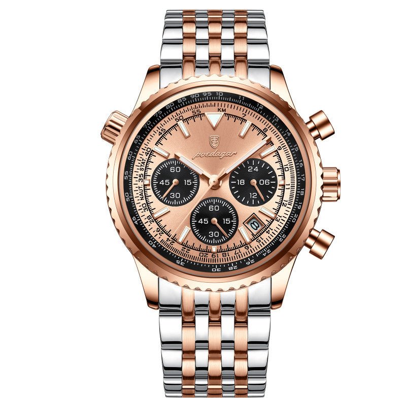 Automatic Mechanical Multi - function High - end Trendy Waterproof Watch Mens And Student Quartz Wristwatch - Oopsdadforgot.com