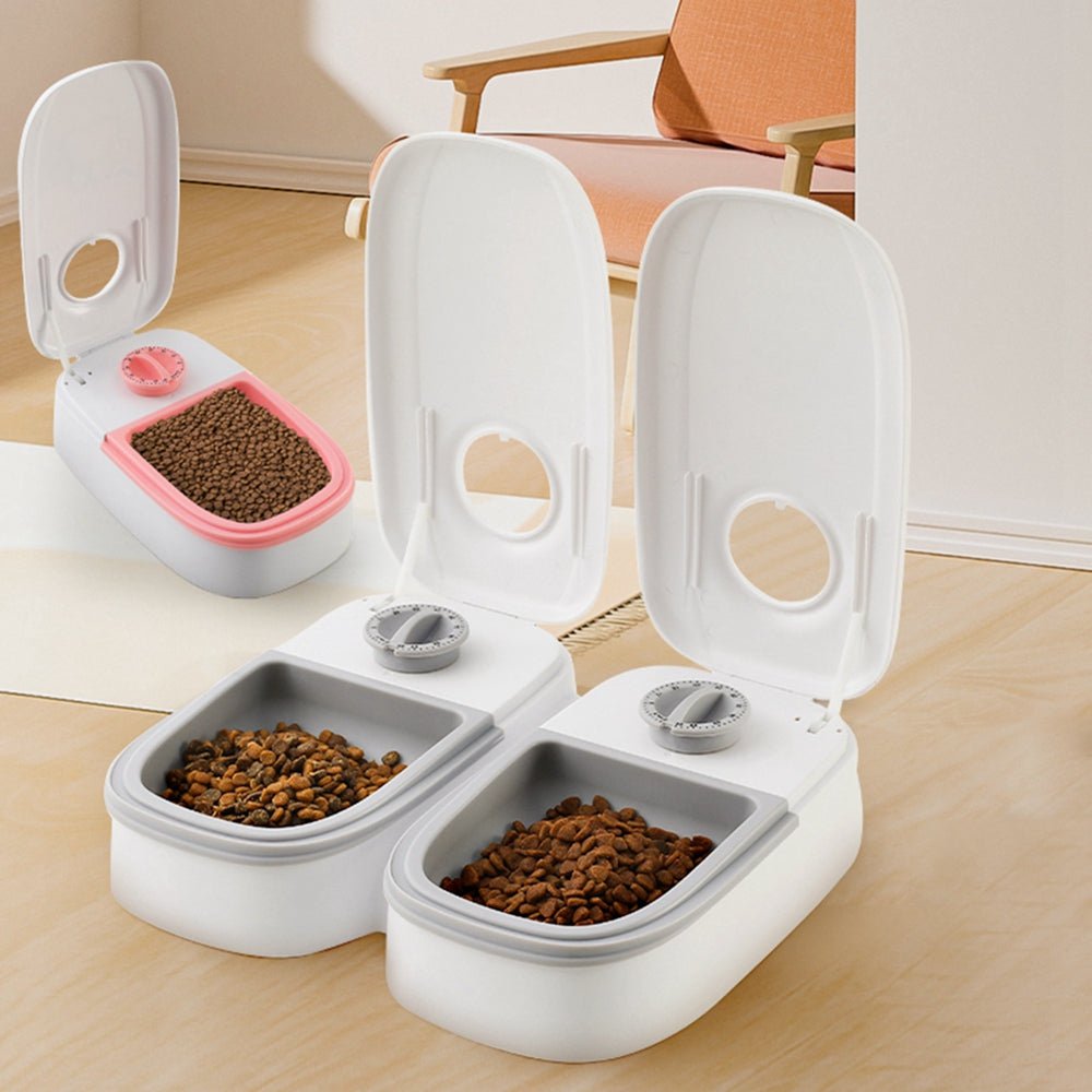 Automatic Pet Feeder Smart Food Dispenser For Cats Dogs Timer Stainless Steel Bowl Auto Dog Cat Pet Feeding Pets Supplies - Oopsdadforgot.com