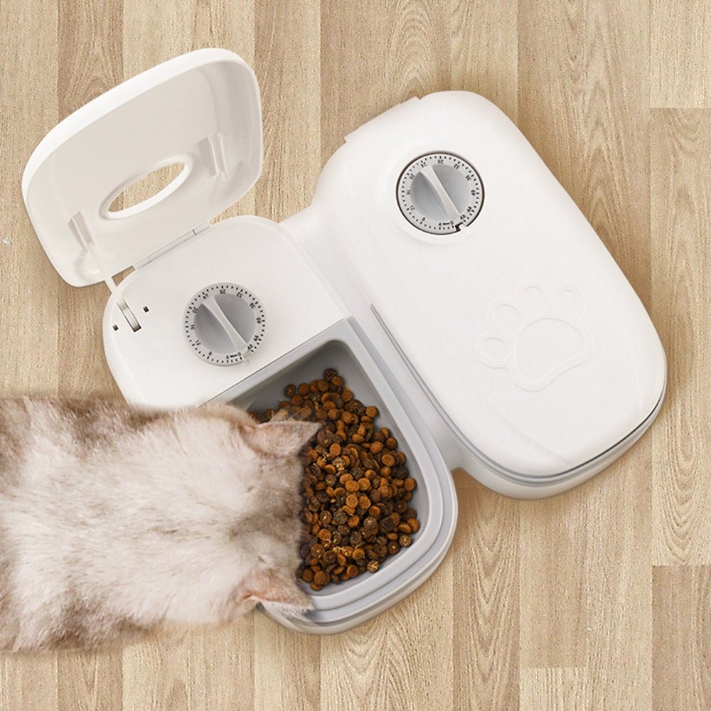 Automatic Pet Feeder Smart Food Dispenser For Cats Dogs Timer Stainless Steel Bowl Auto Dog Cat Pet Feeding Pets Supplies - Oopsdadforgot.com
