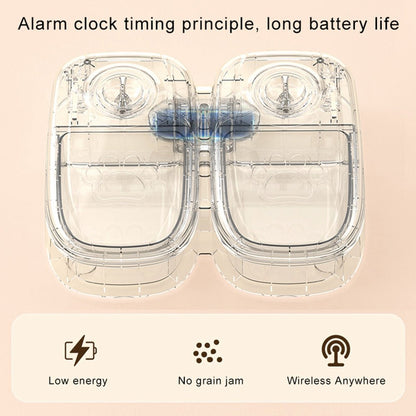 Automatic Pet Feeder Smart Food Dispenser For Cats Dogs Timer Stainless Steel Bowl Auto Dog Cat Pet Feeding Pets Supplies - Oopsdadforgot.com
