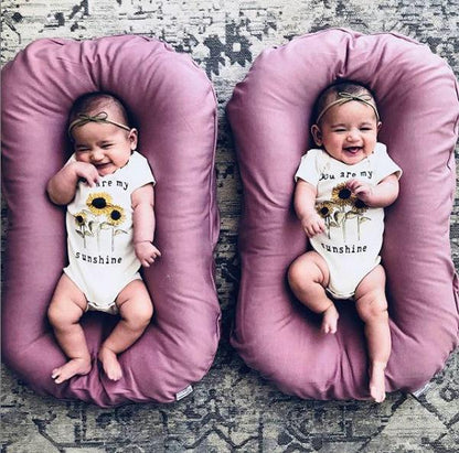 Baby Nest Bed Crib Newborn Baby Nest Cot Cribs Infant Portable Cotton Crib Travel Cradle Cushion - Oopsdadforgot.com