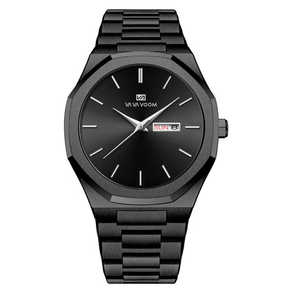 Business - Casual Steel - Chain Mens Watch - Oopsdadforgot.com