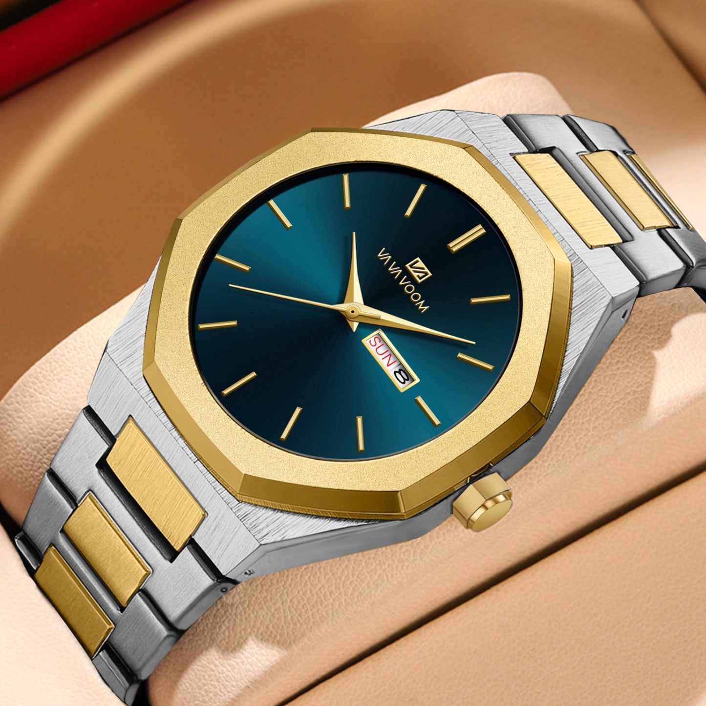 Business - Casual Steel - Chain Mens Watch - Oopsdadforgot.com