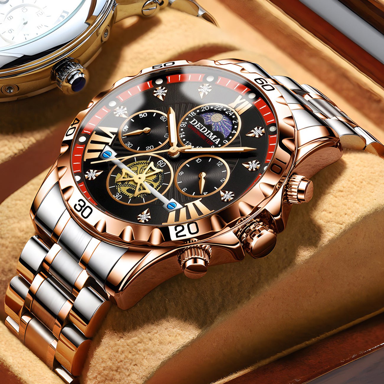 Business Luminous Waterproof Flywheel Quartz Watch - Oopsdadforgot.com