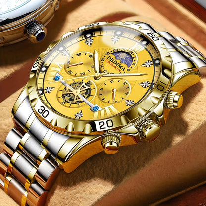 Business Luminous Waterproof Flywheel Quartz Watch - Oopsdadforgot.com