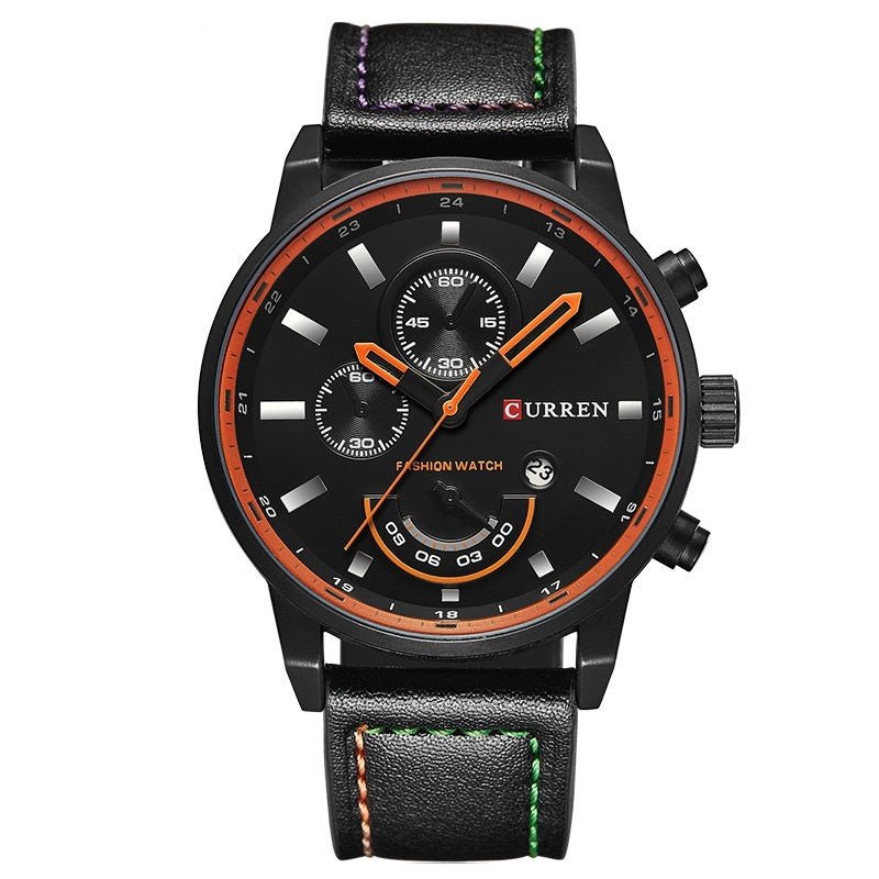 Cairen Water - Resistant Calendar Leather Business - Casual Quartz Watch - Oopsdadforgot.com