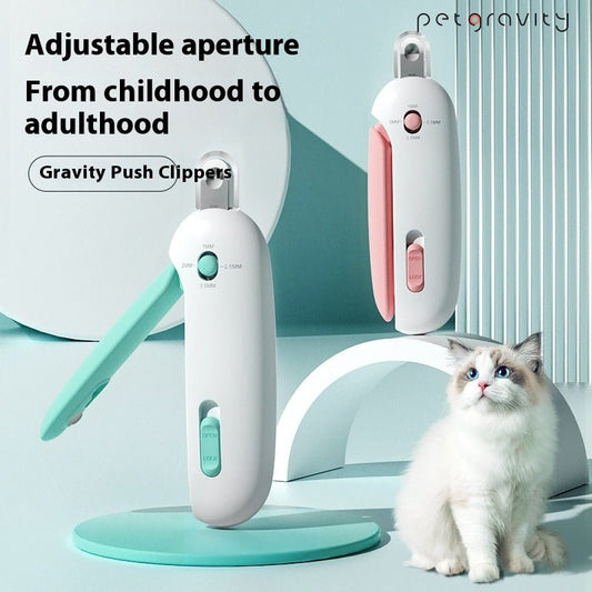 Cat Nail Scissors With Gravity Push Scissors - Oopsdadforgot.com